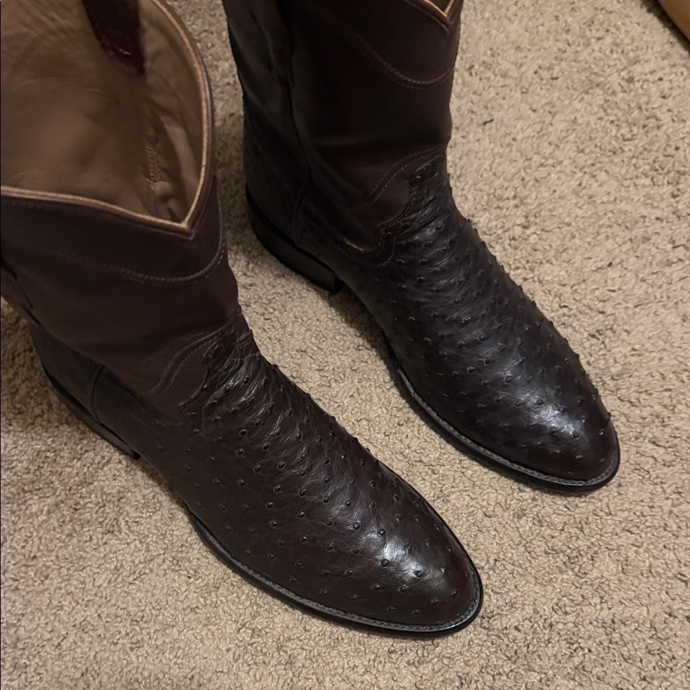 Men's Brown Leather Boots 11.5D